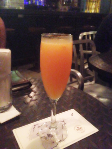 coctel mimosa de mandarina demente